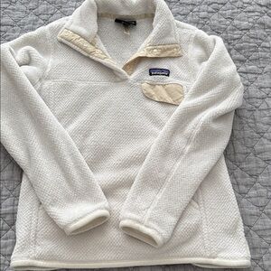 Patagonia Women's Off-White Cowl Neck Sweater